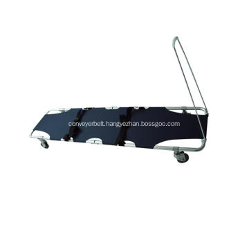 Folding Ambulance Stretcher With Omni-directional castor wheels  Pull  Rod
